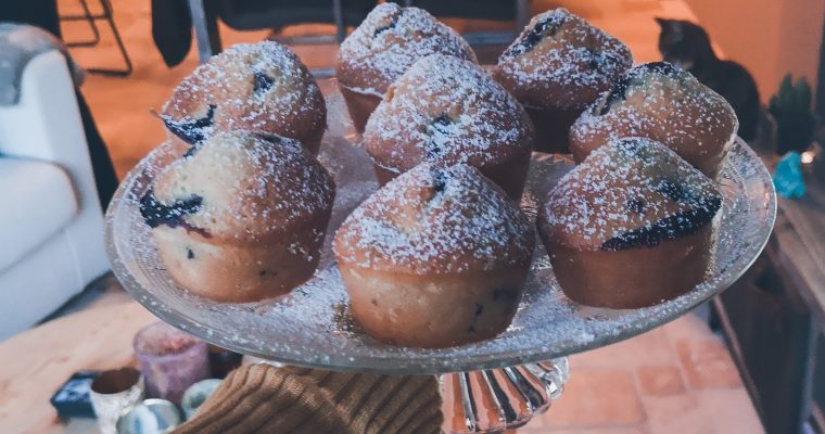 Luchtige blueberry muffins om je vingers bij af te likken!